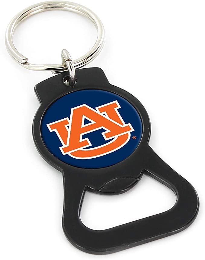 Aminco NCAA Auburn Tigers Bottle Opener Keychain Black