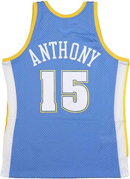 Mitchell & Ness NBA Men's Denver Nuggets Carmelo Anthony 2003-04 Hardwood Classics Reload Swingman Jersey