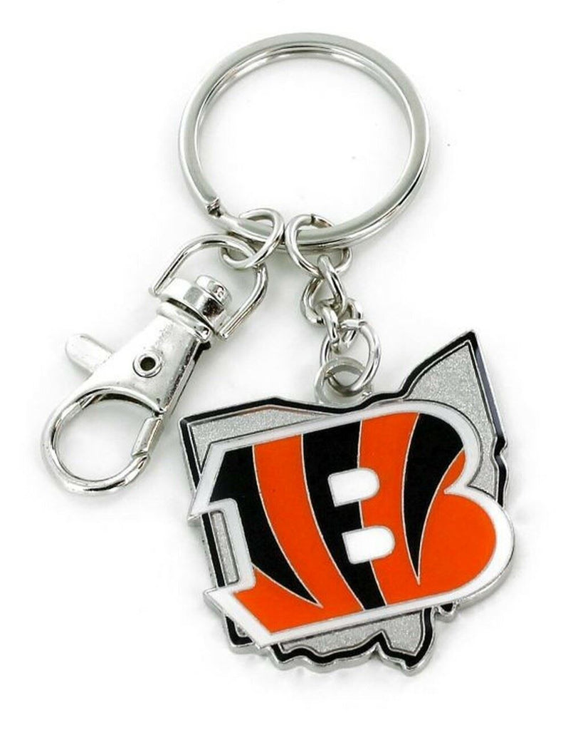 Aminco NFL Cincinnati Bengals Home State Heavyweight Keychain