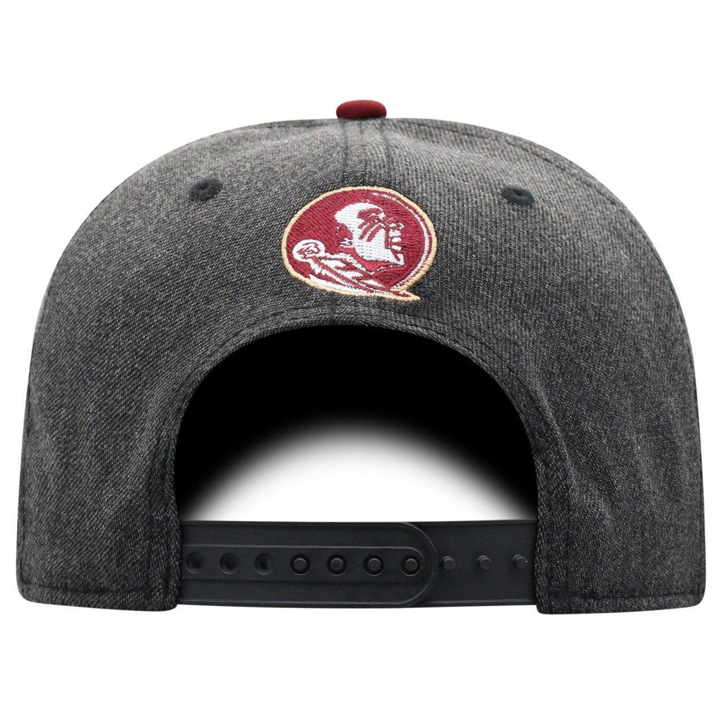 Top Of The World NCAA Men's Florida State Seminoles Chizil Adjustable Hat Charcoal/Garnet One Size