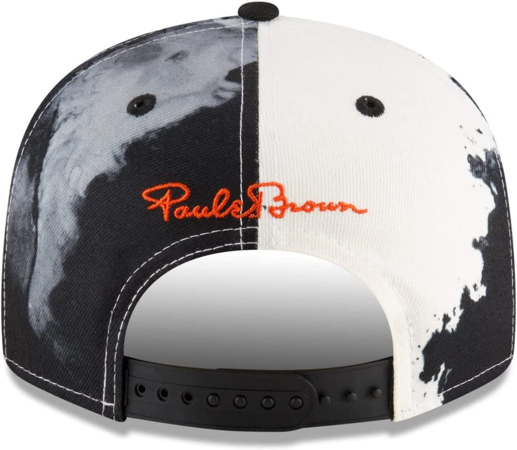 New Era NFL Men's Cincinnati Bengals 2022 Sideline 9FIFTY Ink Dye Snapback Hat Black OSFM