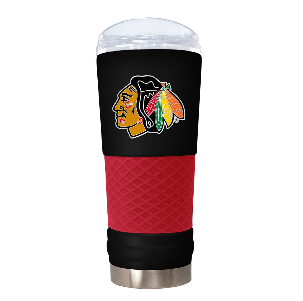 Great American Products NHL Chicago Blackhawks Powder-Coat Draft Tumbler 24oz Black