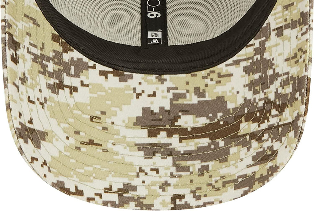 New Era NFL Men's Philadelphia Eagles 2022 Salute To Service 9Forty Snapback Adjustable Hat Black/Digital Camo