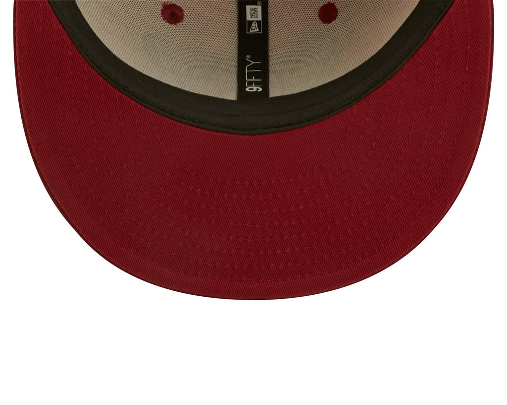New Era NFL Men's Washington Commanders Ink 9FIFTY Adjustable Snapback Hat Burgundy OSFM
