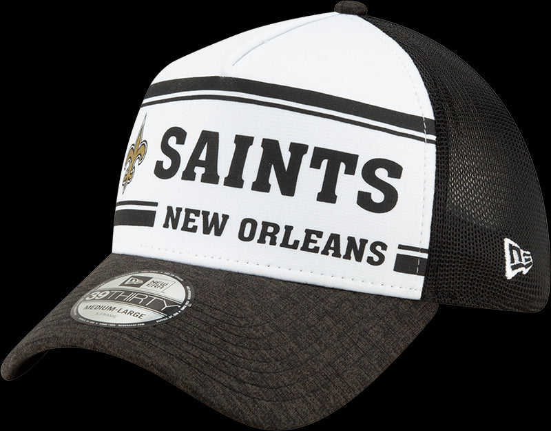 New Era NFL Men's New Orleans Saints 2019 Sideline Home Official 39THIRTY 1970s Flex Hat