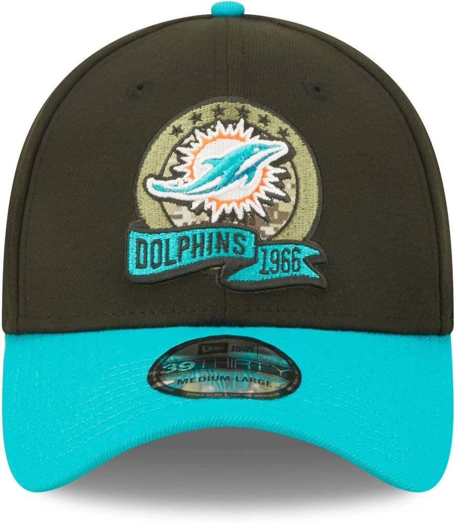 New Era NFL Men's Miami Dolphins 2022 Salute to Service 39THIRTY Flex Hat