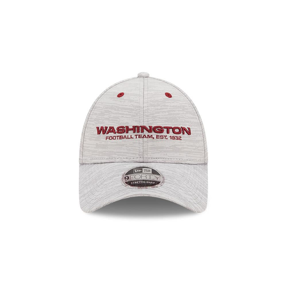 New Era NFL Men's Washington Outline 9Forty Snapback Adjustable Hat Grey