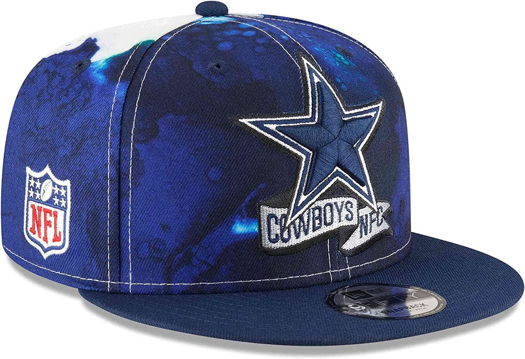 New Era NFL Men's Dallas Cowboys Ink 9FIFTY Adjustable Snapback Hat Navy OSFM