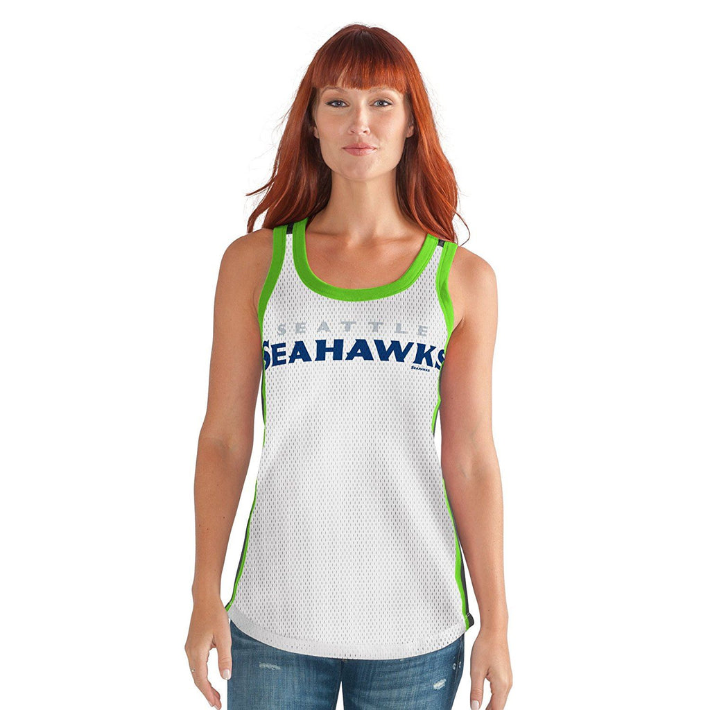 G-III NFL Women's Seattle Seahawks Opening Day Mesh Tank Top