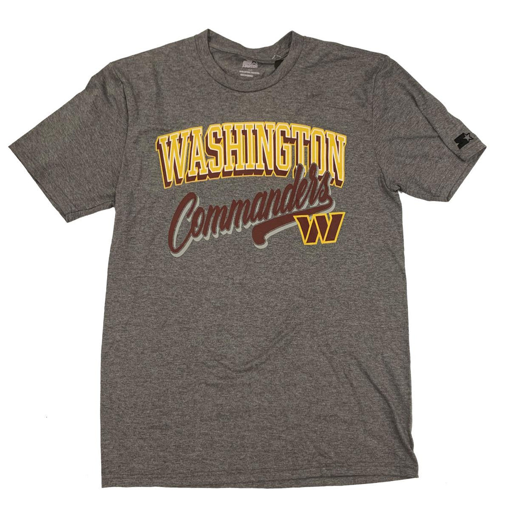 Starter NFL Men's Washington Commanders Slanted Mode T-Shirt