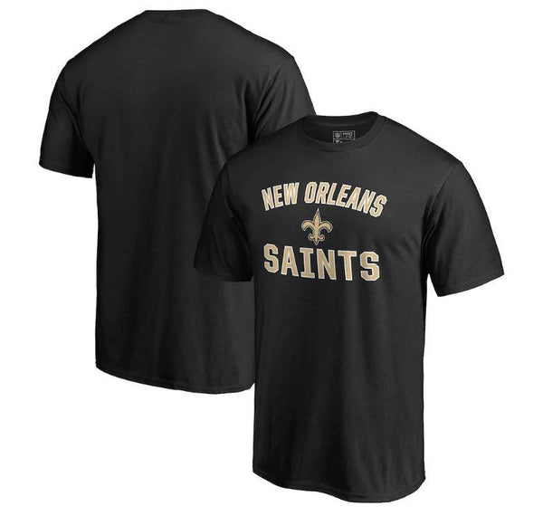 Men's New Orleans Saints Fanatics Branded Black/White Long and Short Sleeve  Two-Pack T-Shirt