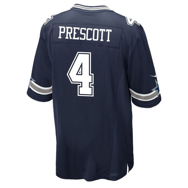 Nike NFL Youth #4 Dak Prescott Dallas Cowboys Game Jersey