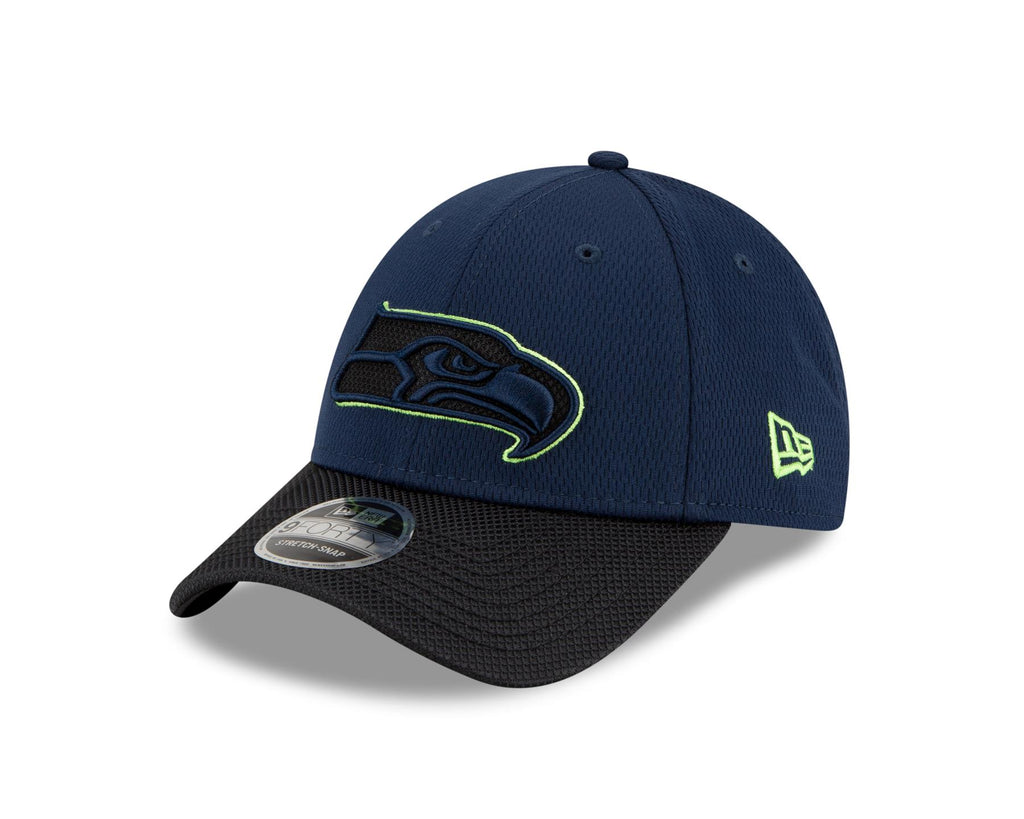New Era NFL Men's Seattle Seahawks 2021 Sideline Road 9Forty Snapback Adjustable Hat