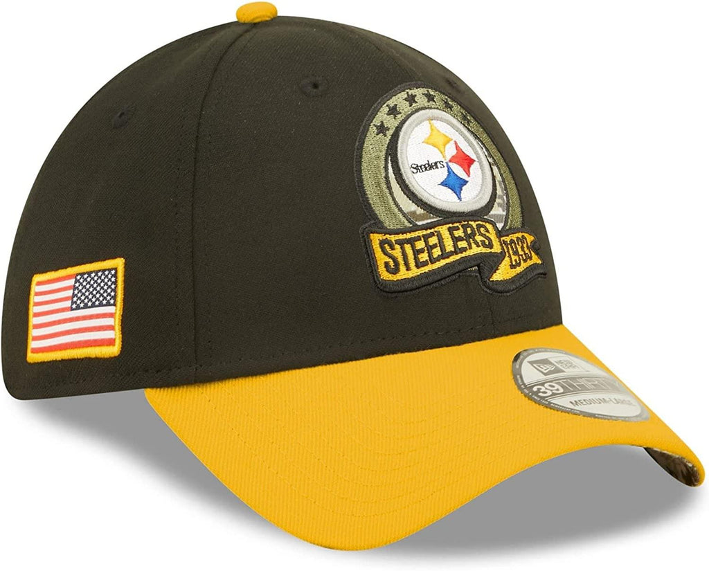 New Era NFL Men's Pittsburgh Steelers 2022 Salute to Service 39THIRTY Flex Hat