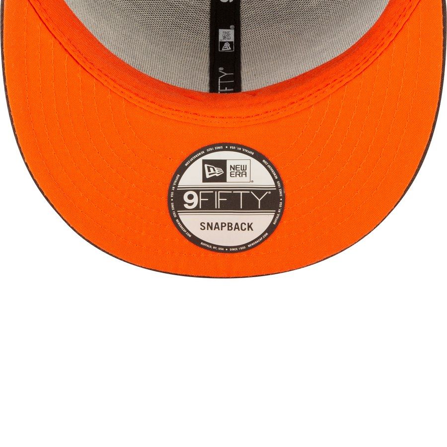 New Era NFL Men's Cleveland Browns 2019 NFL Draft On Stage Official 9FIFTY Adjustable Snapback Hat Brown OSFA