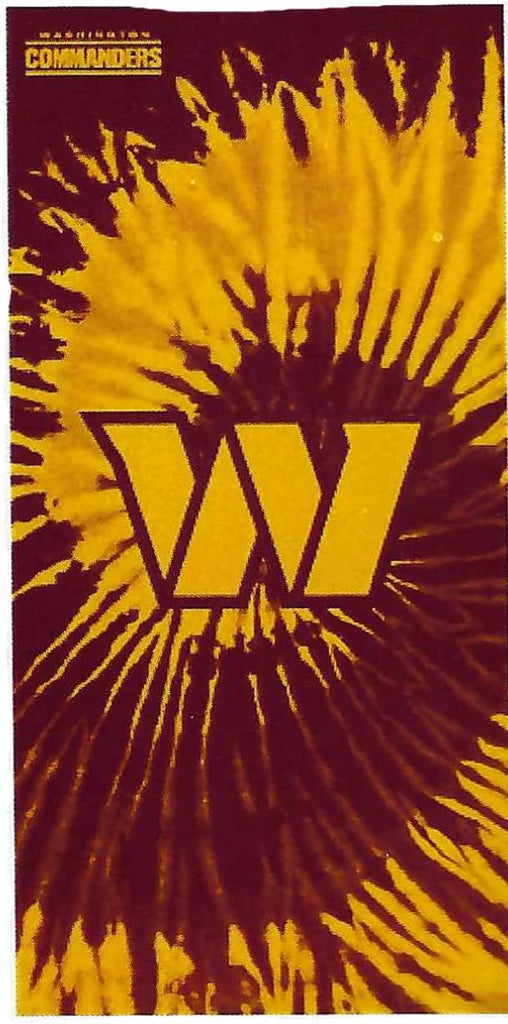 The Northwest Company NFL Washington Commanders Psychedelic Beach Towel