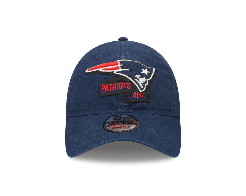 New Era NFL Men's New England Patriots NFL Sideline Home 2022 9TWENTY Adjustable Hat Navy