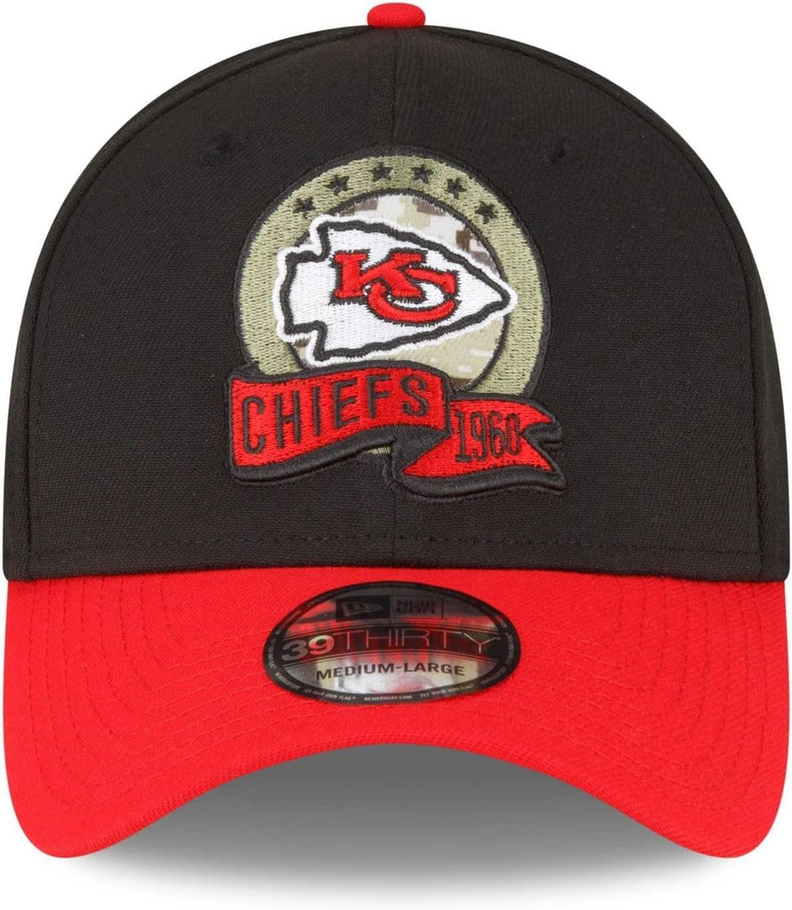 New Era NFL Men's Kansas City Chiefs 2022 Salute to Service 39THIRTY Flex Hat