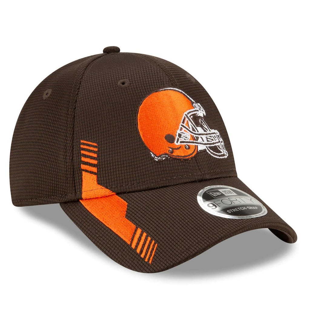New Era NFL Men's Cleveland Browns NFL Sideline Home 2021 9FORTY Adjustable Stretch-Snap Hat