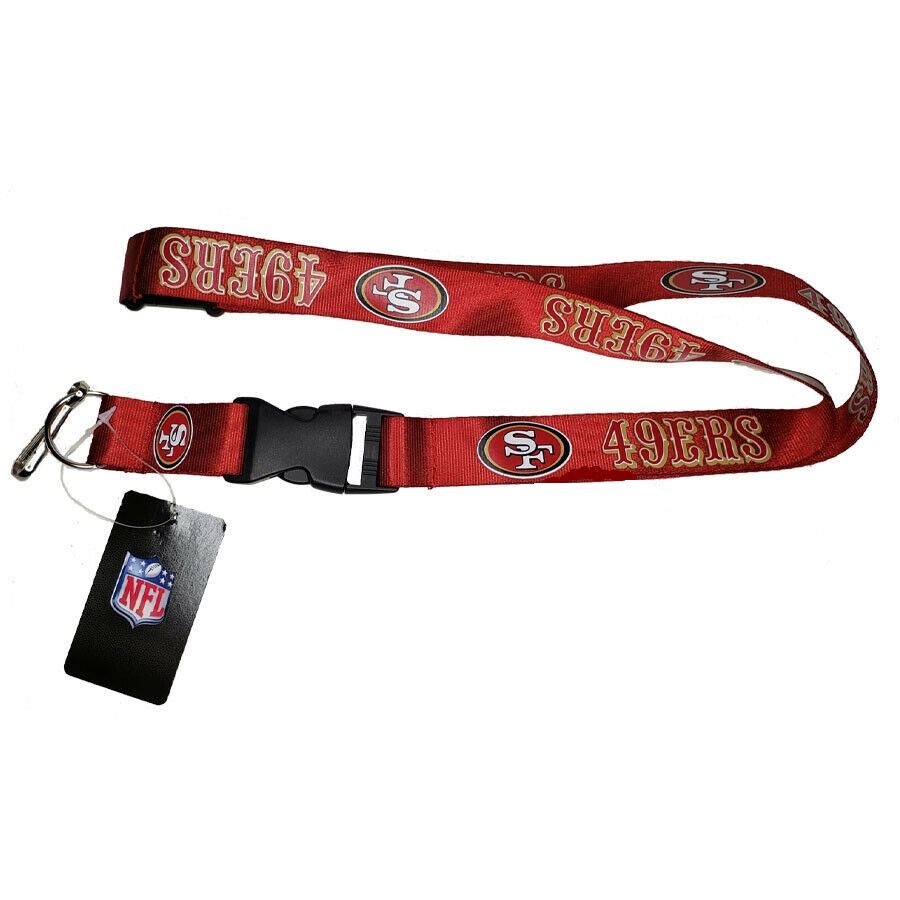 Aminco NFL San Francisco 49ers Breakaway Lanyard Red