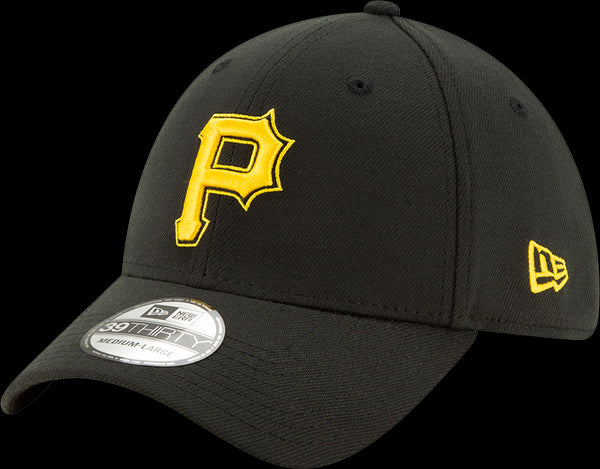 New Era Men's Pittsburgh Pirates White 39THIRTY Classic Stretch Fit Hat