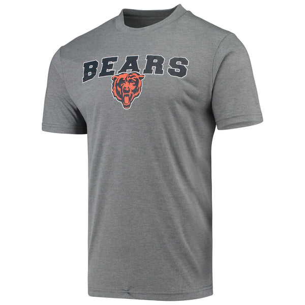 Men's Chicago Bears Concepts Sport Navy/Heathered Gray Troupe T-Shirt & Pants Sleep Set Size: Medium