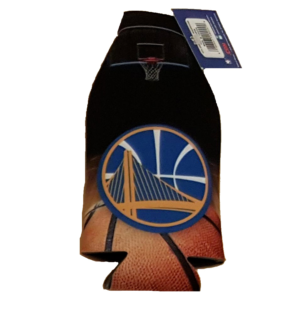 Kolder NBA Golden State Warriors Basketball Zip Bottle Coolie Koozie