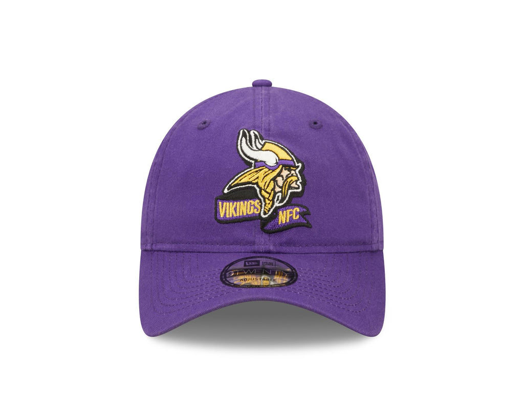 New Era NFL Men's Minnesota Vikings NFL Sideline Home 2022 9TWENTY Adjustable Hat Purple