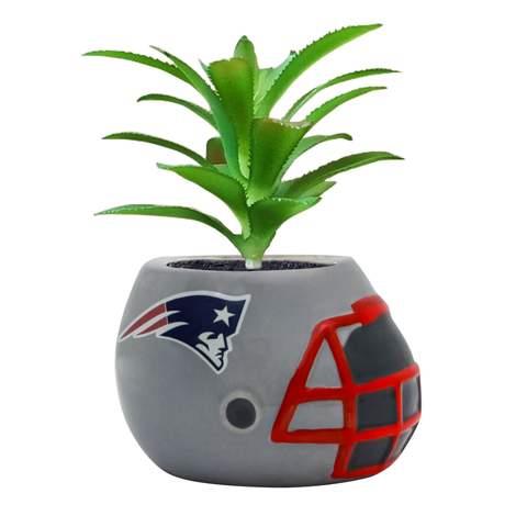 Sporticulture NFL New England Patriots Ceramic Helmet Planter Empty: 3.5x2.5