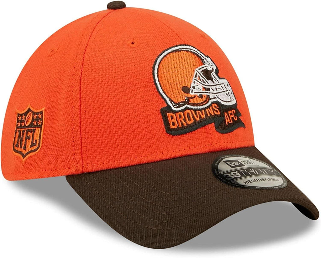 New Era NFL Men's Cleveland Browns 2022 NFL Sideline 39THIRTY Flex Hat
