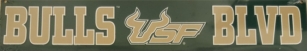HangTime NCAA South Florida Bulls Blvd Street Sign 24