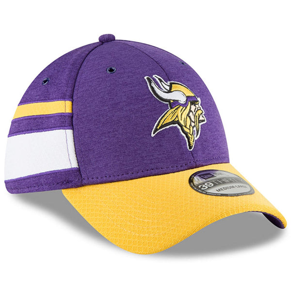 Men's New Era Gold/Purple Minnesota Vikings 2022 Sideline 39THIRTY