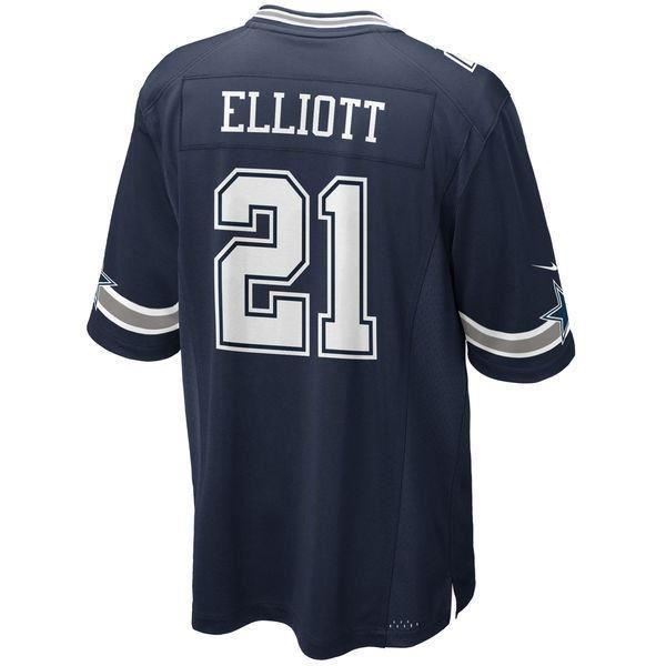 NFL Dallas Cowboys (Ezekiel Elliott) Men's Game Football Jersey