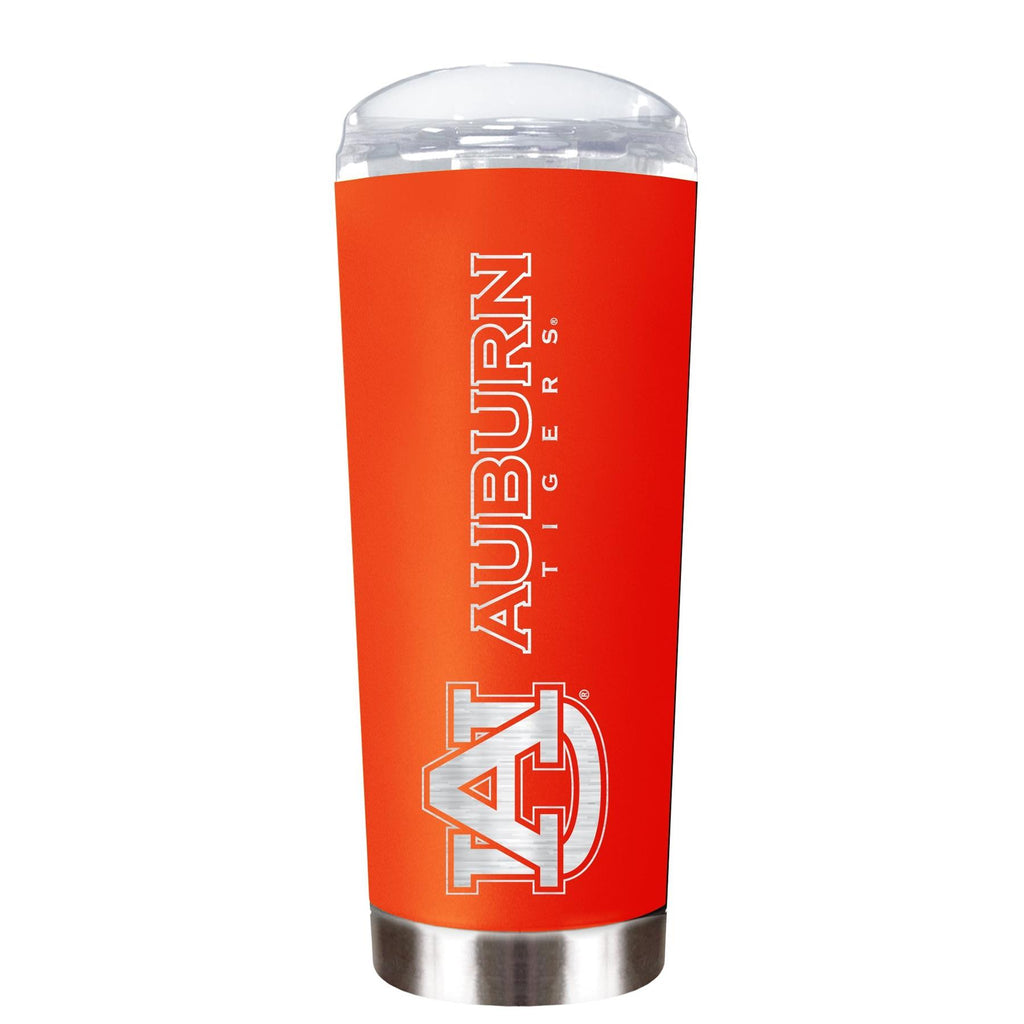 Great American Products NCAA Auburn Tigers Powder Coated ROADIE Travel Tumbler 18oz Crimson