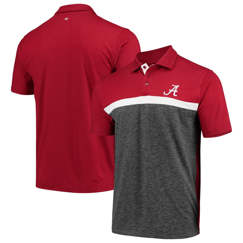 Colosseum NCAA Men's Alabama Crimson Tide Capital City Polo