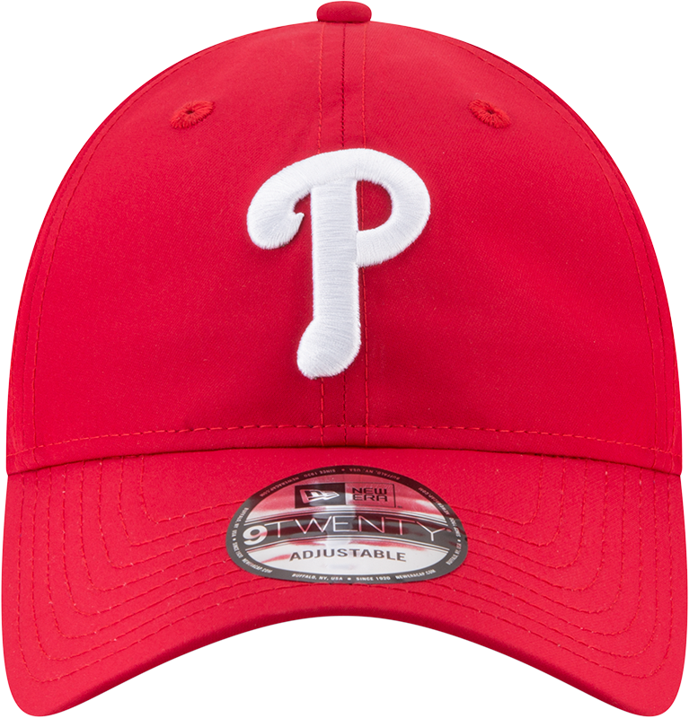 New Era MLB Men's Philadelphia Phillies Perf Pivot 9TWENTY Adjustable Hat Red OSFA