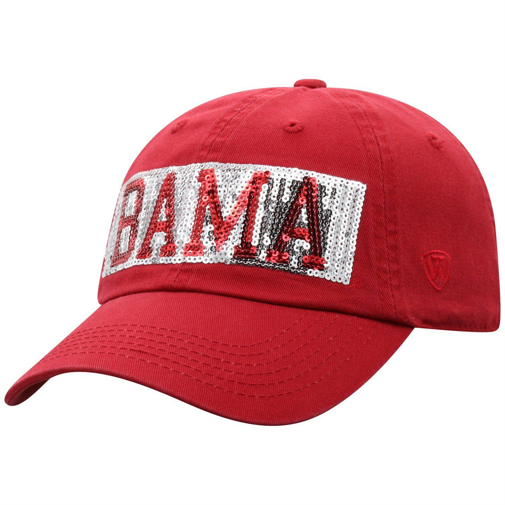 Top of The World NCAA Women’s Alabama Crimson Tide Tinsel Adjustable Hat