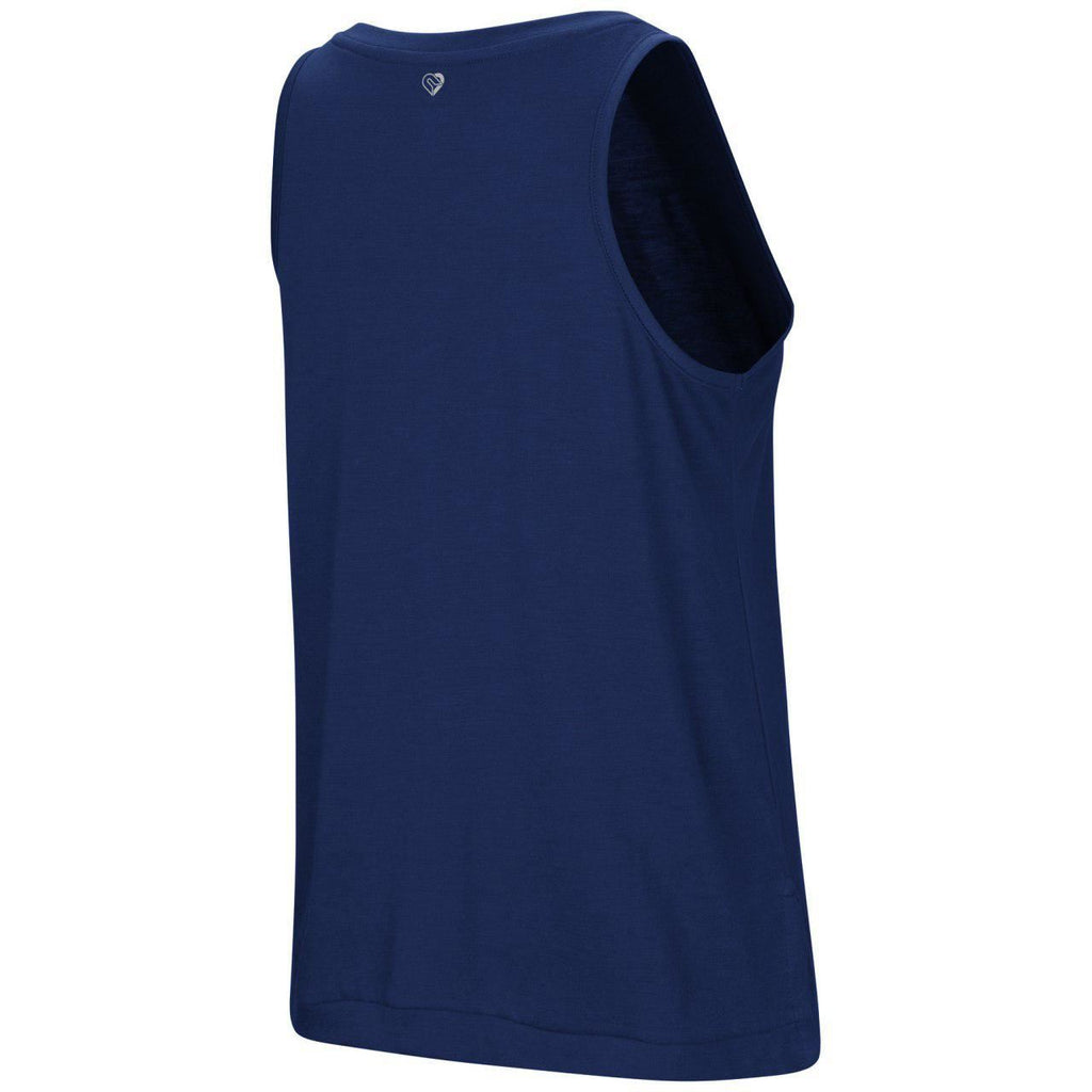 Colosseum NCAA Women's Michigan Wolverines Bet On Me Reflective Muscle Tank Top