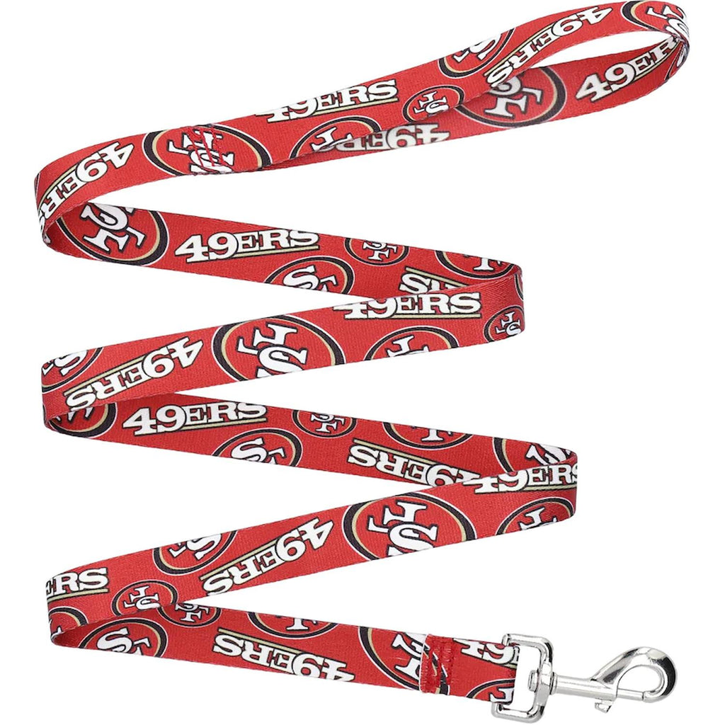 Little Earth NFL San Francisco 49ers Team Pet Leash 1in X 60in
