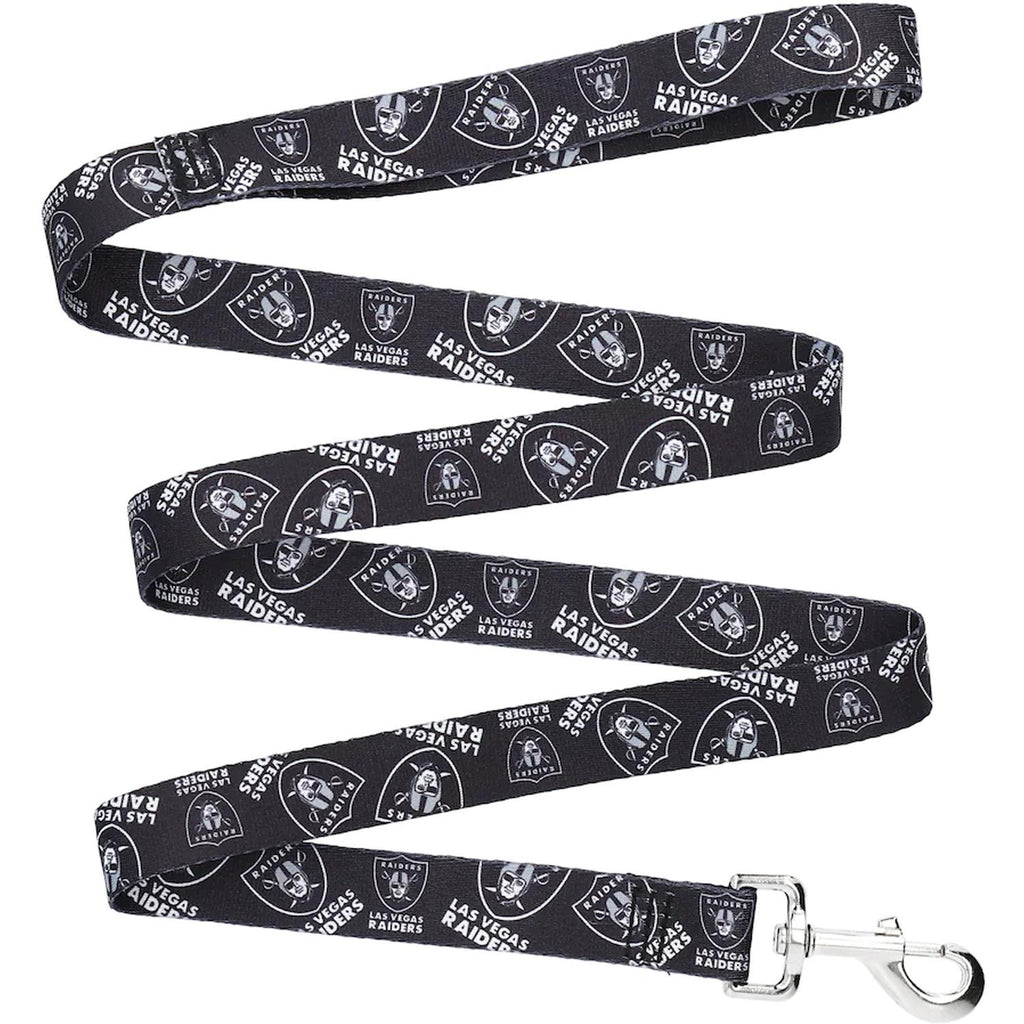 Little Earth NFL Las Vegas Raiders Team Pet Leash 1in X 60in