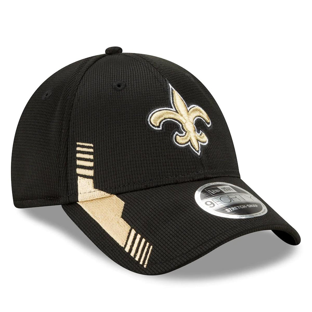 New Era NFL Men's New Orleans Saints NFL Sideline Home 9FORTY Adjustable Stretch-Snap Hat