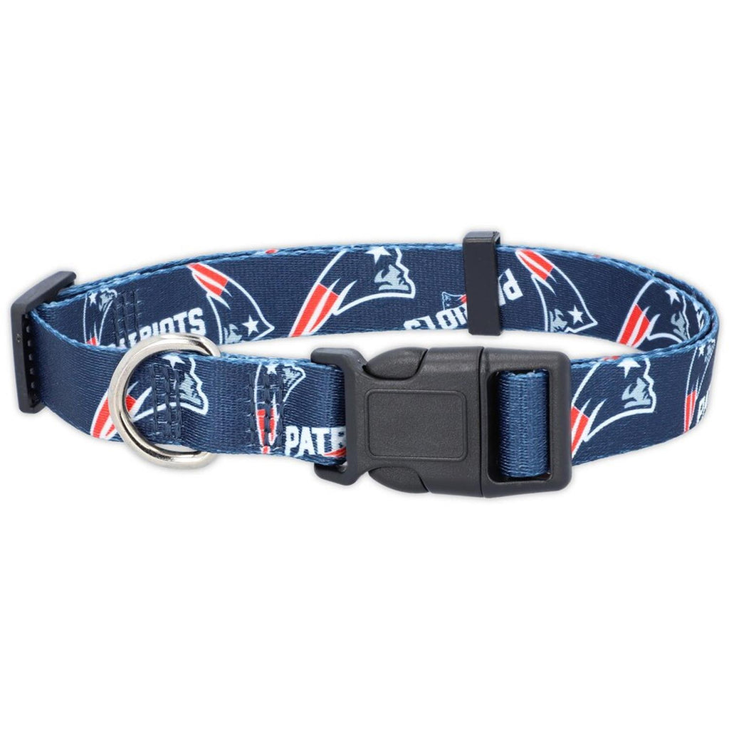 Little Earth NFL Pet New England Patriots Team Pet Collar