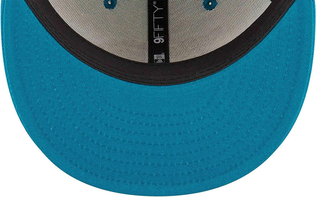 New Era NFL Men's Jacksonville Jaguars Ink 9FIFTY Adjustable Snapback Hat Teal OSFM