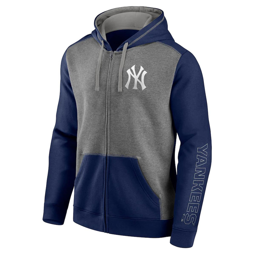 MLB Men's New York Yankees Expansion Fleece Full Zip Hoodie