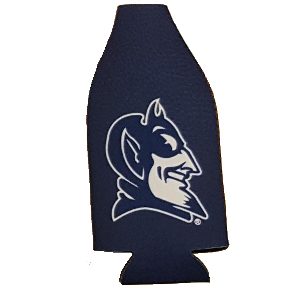 Kolder NCAA Duke Blue Devils Pigskin Zip Bottle Coolie Koozie