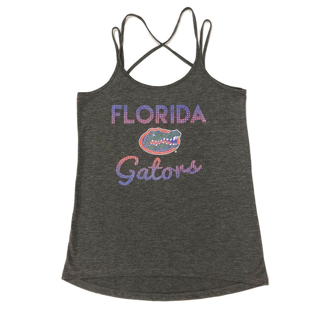 Colosseum NCAA Women's Florida Gators Hitter Double Strap Tank Top