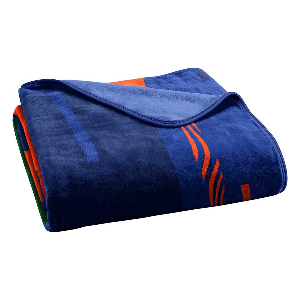The Northwest NCAA Florida Gators Digitize Design Royal Plush Raschel Blanket