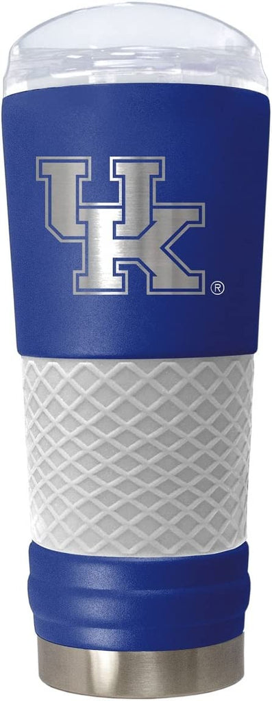 Great American Products NCAA Kentucky Wildcats Powder Coated Draft Tumbler 24oz Black
