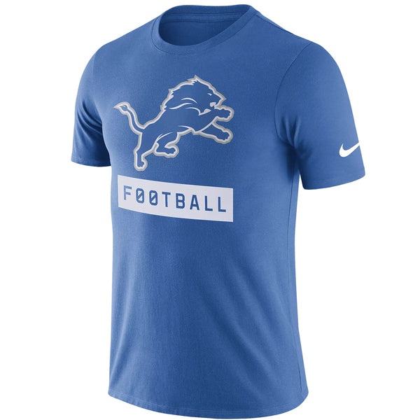 Nike NFL Men's Detroit Lions Dri-Fit Football Logo T-Shirt – Sportzzone