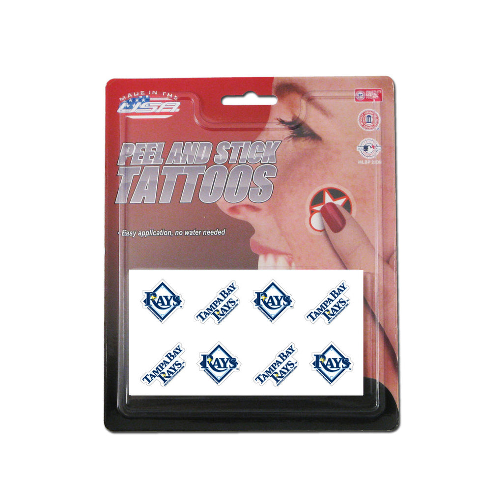 Rico MLB Tampa Bay Rays Peel & Stick Tattoos 8 Piece Set TAT
